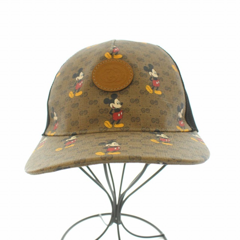 グッチ ディズニー GG Supreme Mickey Mouse Baseball Cap GG