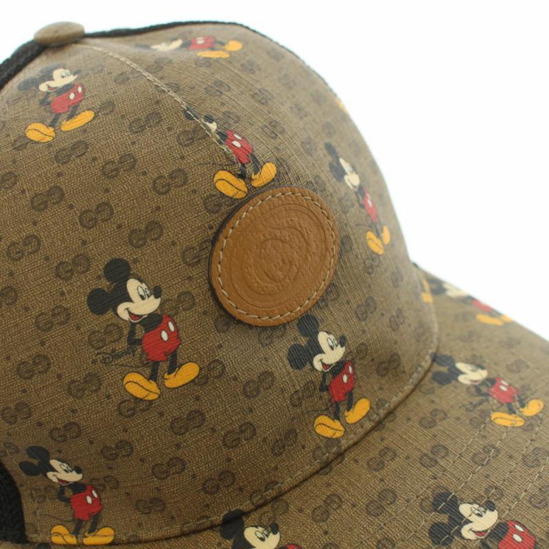 グッチ ディズニー GG Supreme Mickey Mouse Baseball Cap GG