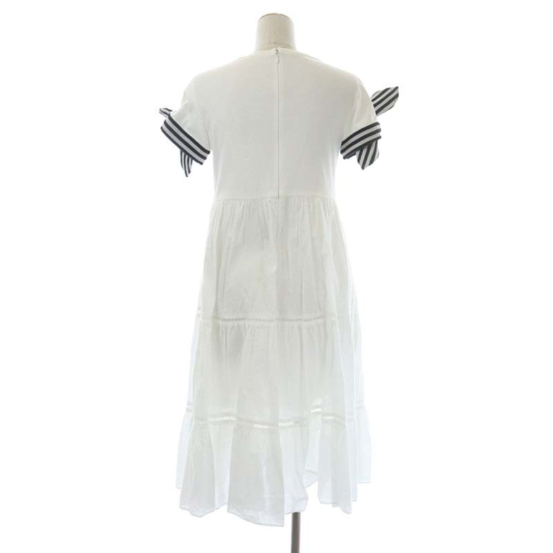 ボーダーズアットバルコニー BORDERS at TEE DRESS フレア ギャザー