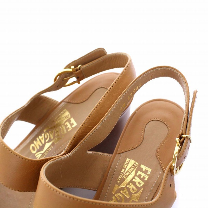 サルヴァトーレフェラガモ Salvatore Ferragamo ウェッジソール