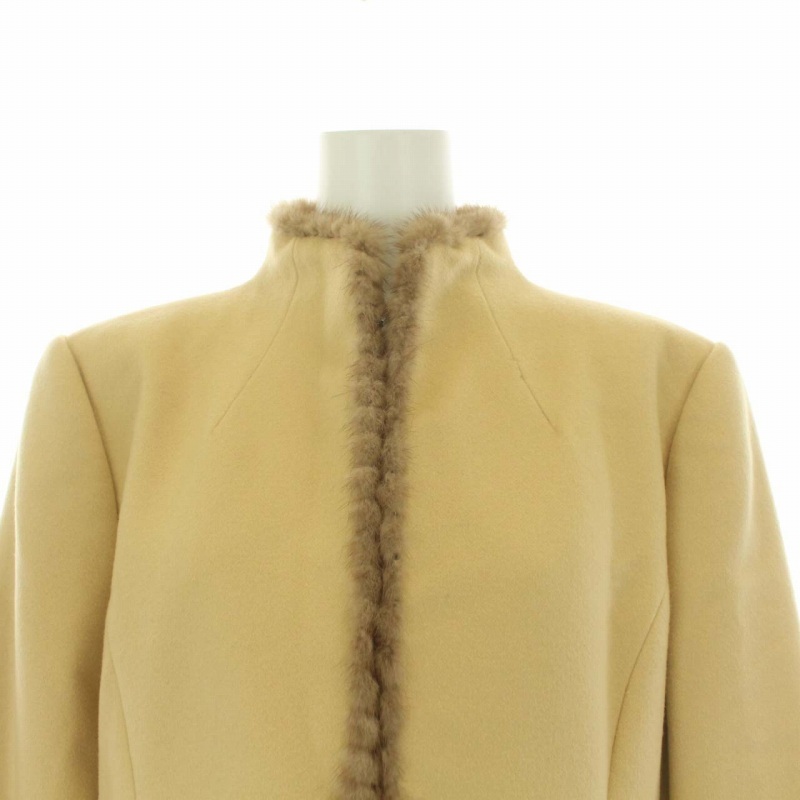 美品 ルイヴィトン ウール ノーカラージャケット 裏地 モノグラム