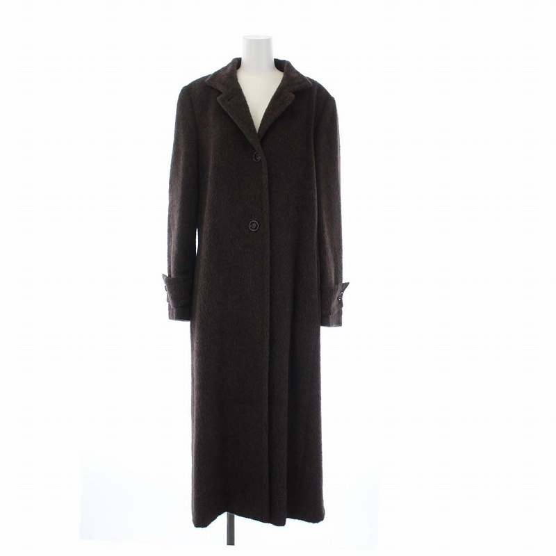 マックスマーラ MAX MARA 白タグ シャギー ロングコート アウター