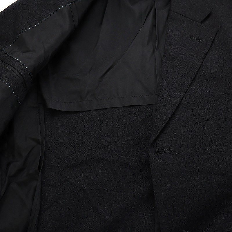 バーバリーブラックレーベル スーツ テーラードジャケット シングル 背抜き 上着 長袖 パンツ スラックス 毛 ウール 40 L ■GY09 メンズ_画像7