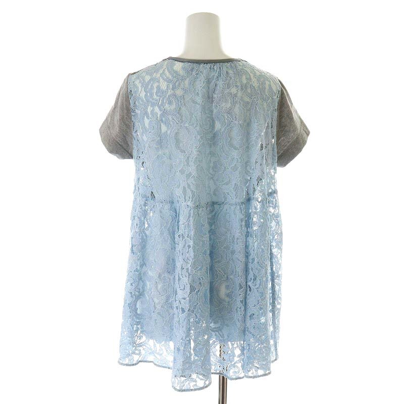 サカイラック sacai luck レースドッキングTシャツ カットソー 半袖 3