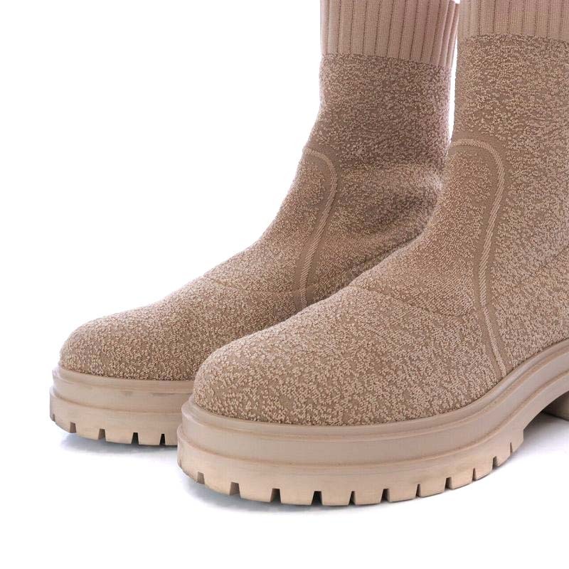 高級ブランド ジャンヴィトロッシ Gianvito ベージュ 24.5cm 37.5