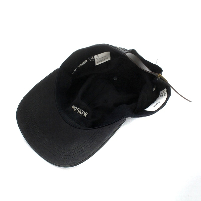 ダブルタップス WTAPS ロゴキャップ 帽子 黒 ブラック 191HCDT-HT05 ■SH /AK26 メンズ_画像6