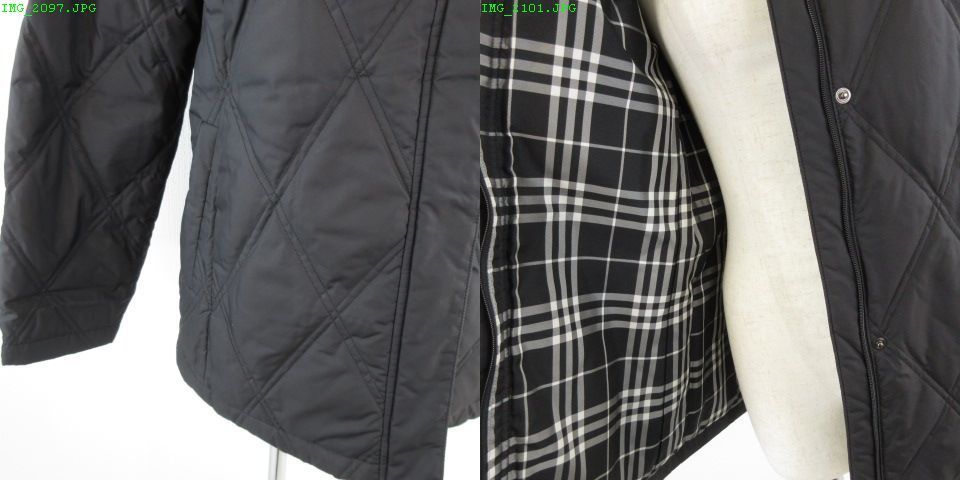 バーバリーゴルフ BURBERRY GOLF ダウンジャケット 長袖 黒 M *E761 レディース_画像5