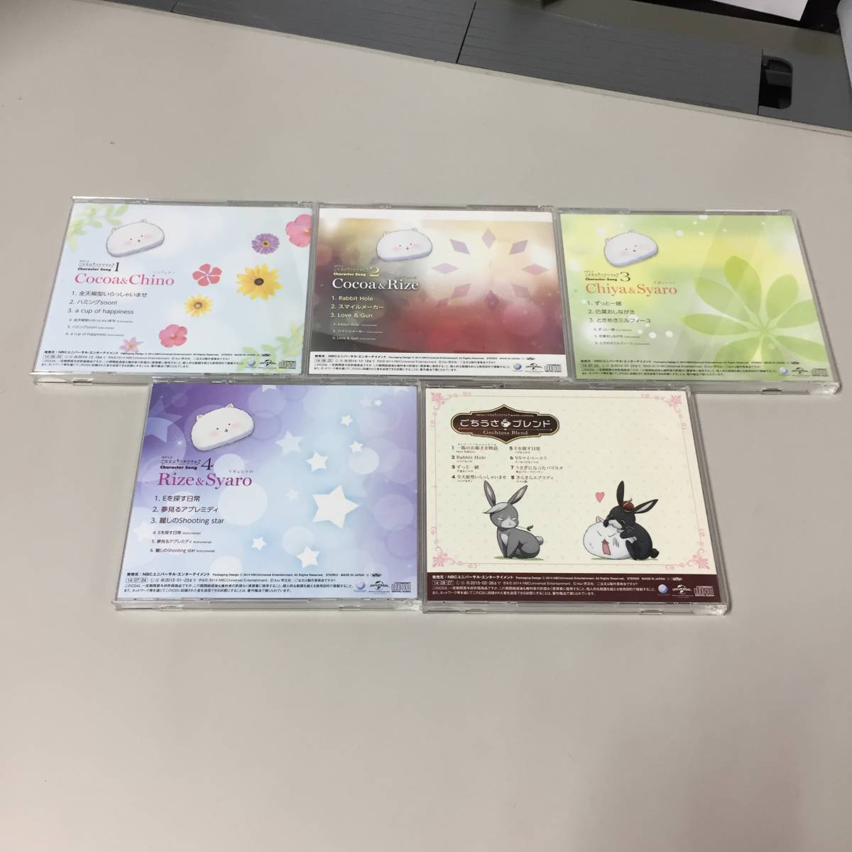 ●ごちうさ キャラクターソング CD 1～4巻 + アルバム + 収納BOX ご注文はうさぎですか? 【22/1010/30の画像3