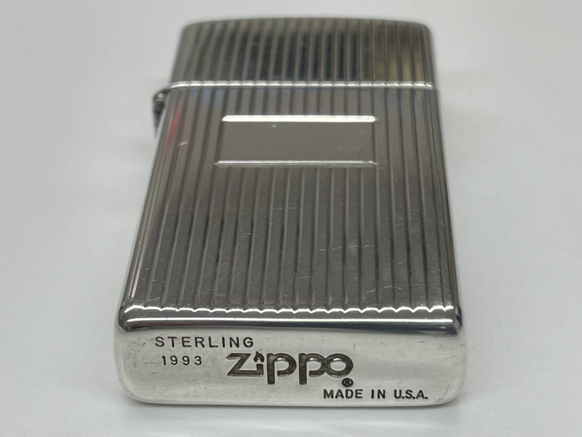 豪奢な スターリングシルバー zippo ウィンディ ライター STERLING