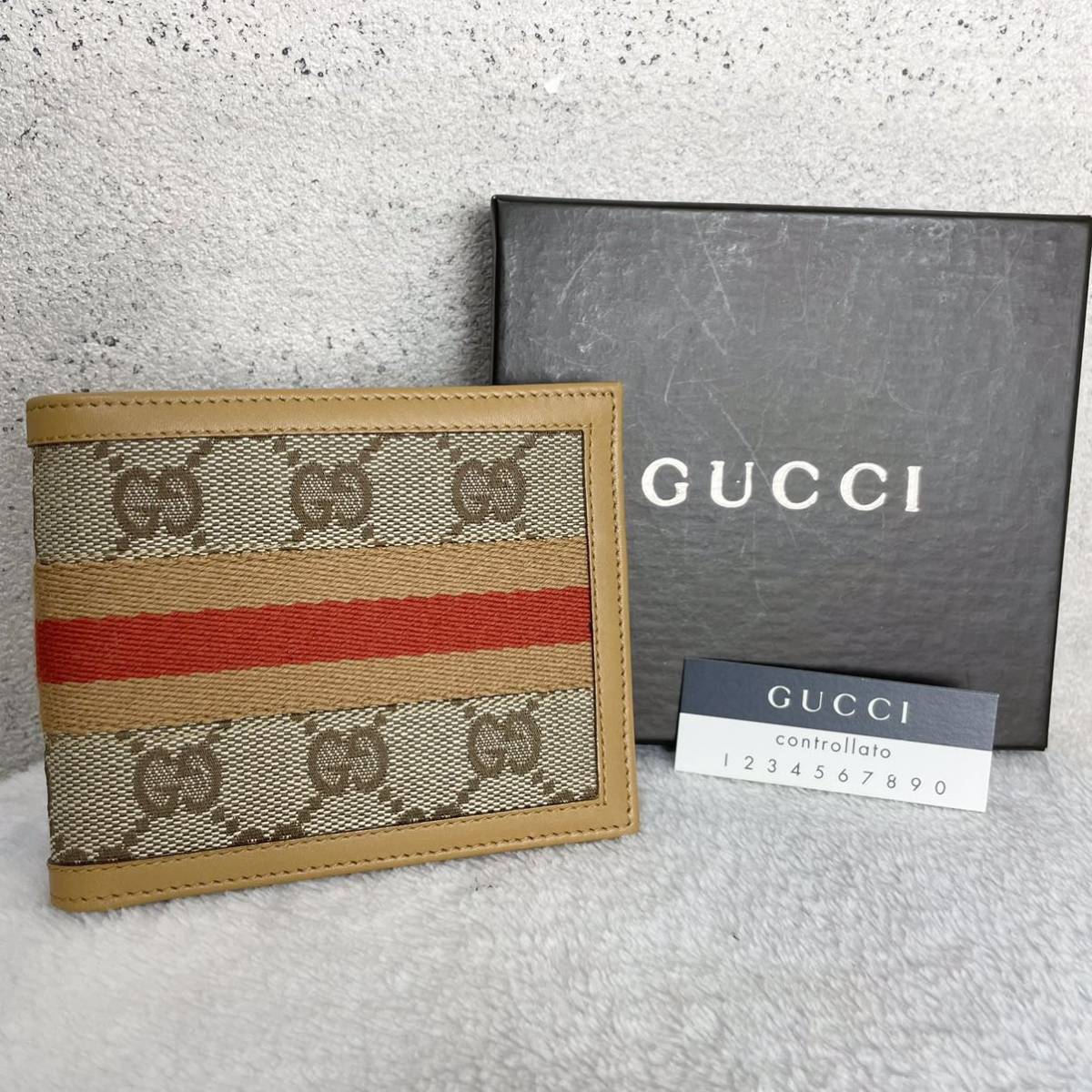 GUCCI グッチ 折り財布 コンパクトウォレット お札ケース カードケース