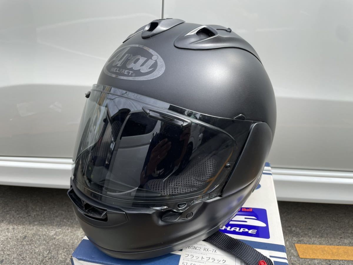 91%OFF!】 Arai フルフェイスヘルメット RX-7X フラットブラック L