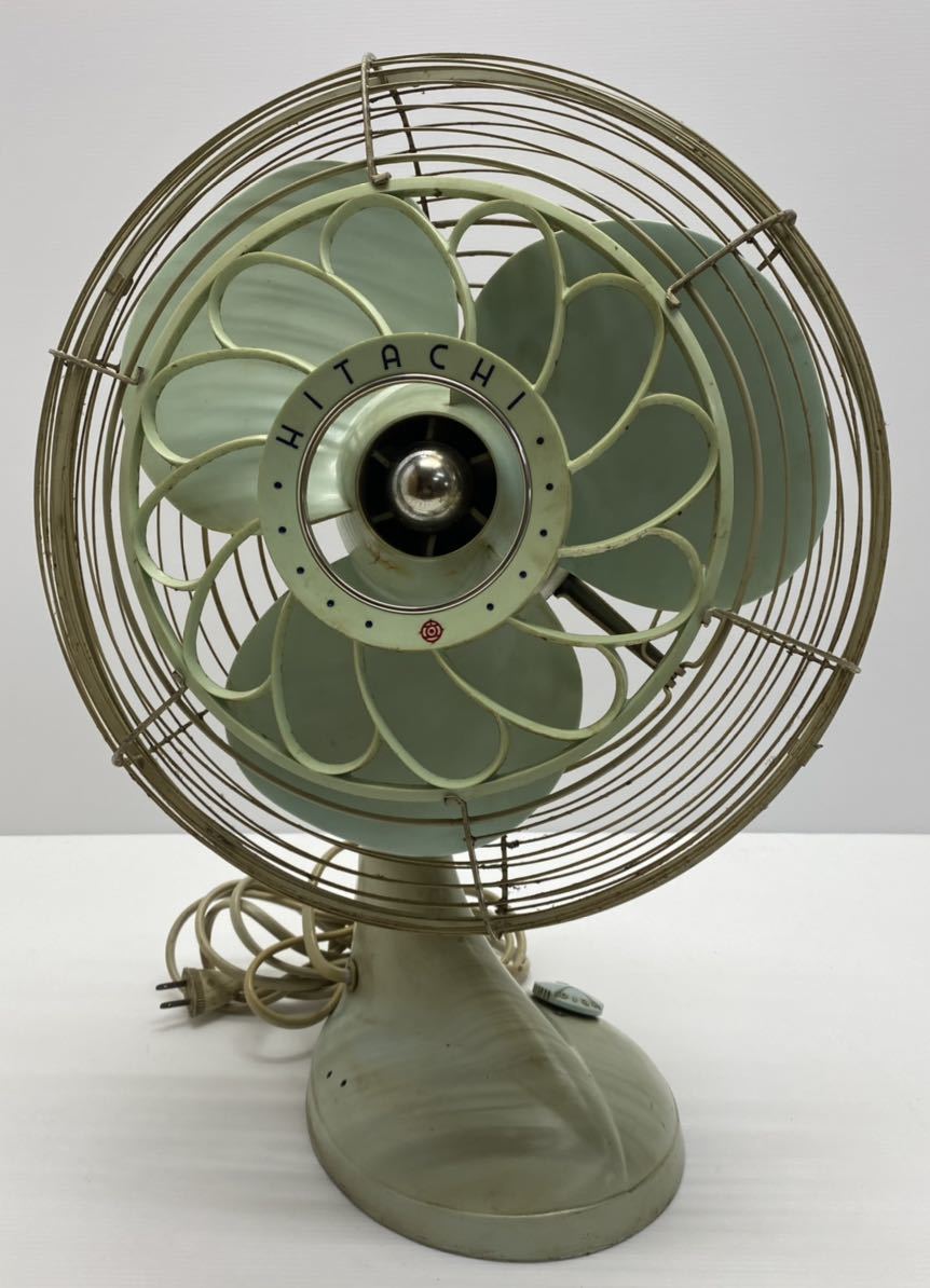 昭和レトロ雑貨コレクション Yahoo!オークション - XE2975 昭和レトロ HITACHI AC Desk FAN