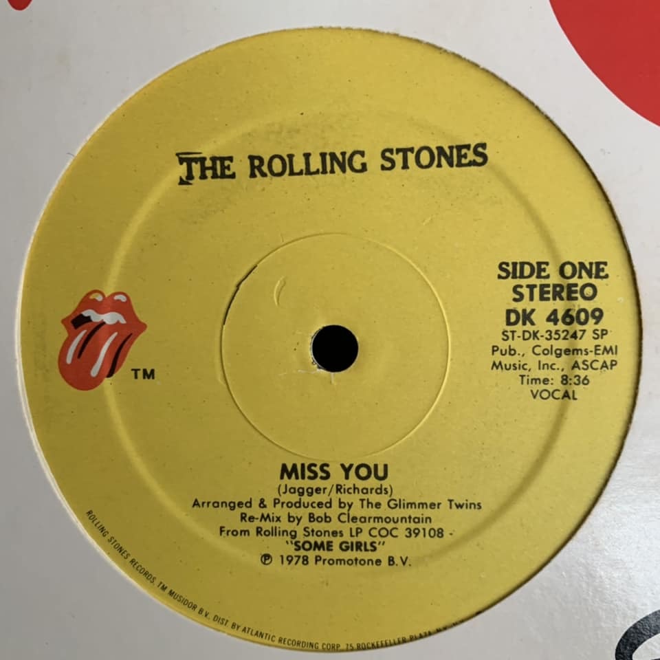  ★ The Rolling Stones - Miss You (Special Disco Version) ★ 12inch シングル US盤　_画像1
