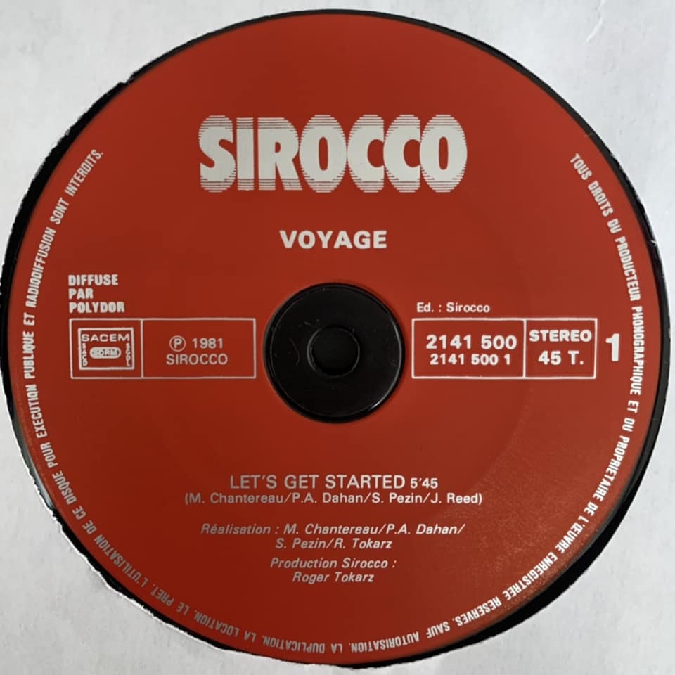 ◆ Voyage - Let's Get Started (Extended Version)◆12inch フランス盤 DISCOヒット!!_画像2