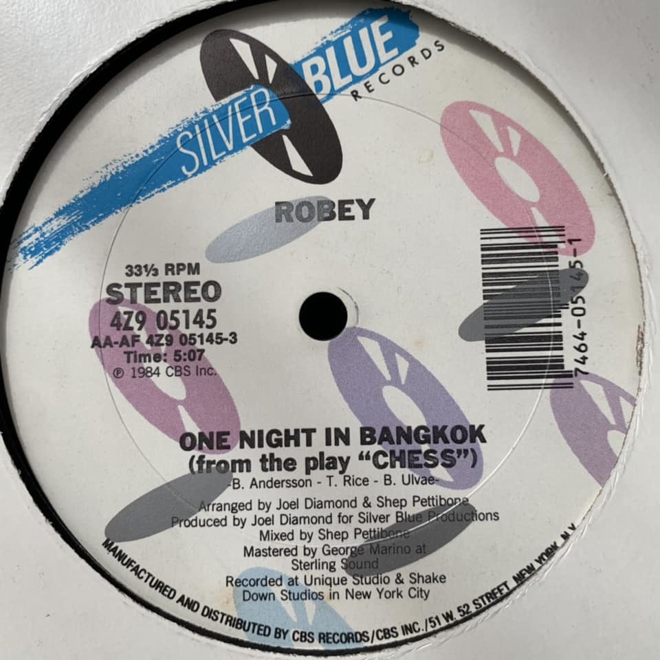 ◆ Robey One Night In Bangkok ◆12inch US盤 ディスコ・ヒット!!_画像1