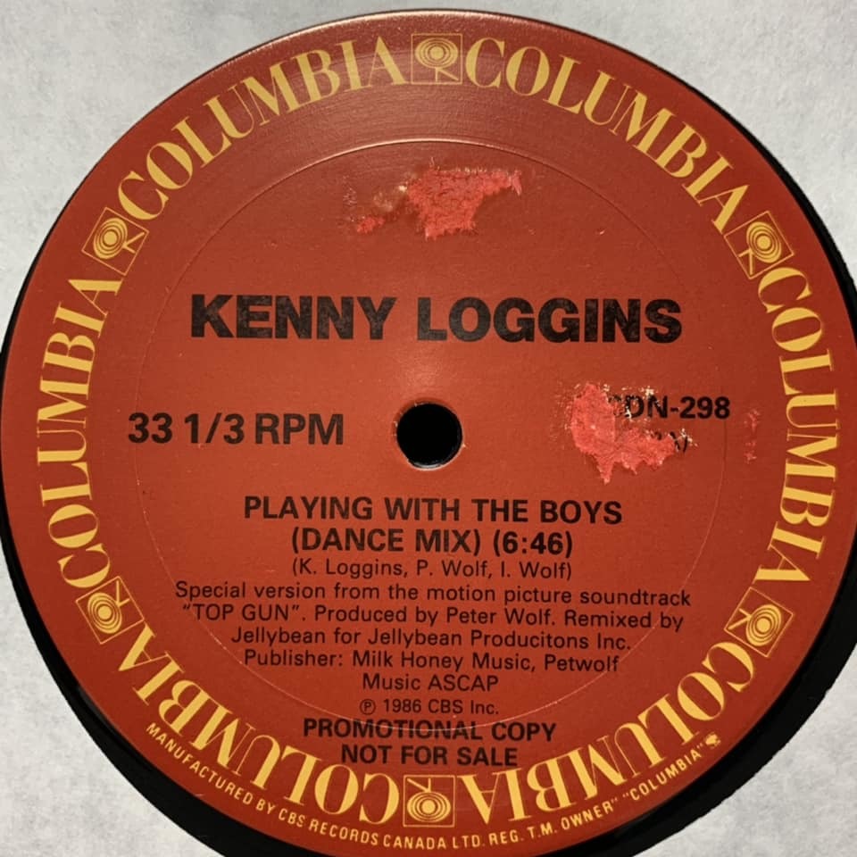 ◆ Berlin - Take My Breath Away / Kenny Loggins - Playing With The Boys ◆12inch カナダ盤 Promo ディスコ・ヒット!!_画像2