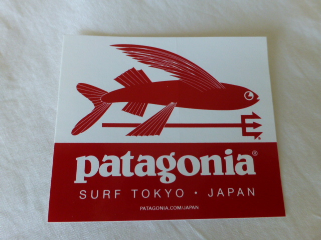 patagonia SURF TOKYO・JAPAN ステッカー フライングフィッシュ サーフ 東京 tokyo TOKYO surf パタゴニア PATAGONIA patagonia_画像1