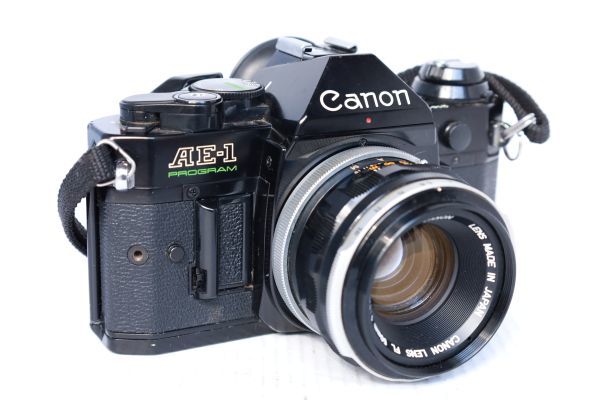 ★実用美品★CANON キヤノン AE-1 PROGRAM + FL 50mm F1.8 #1271の画像1