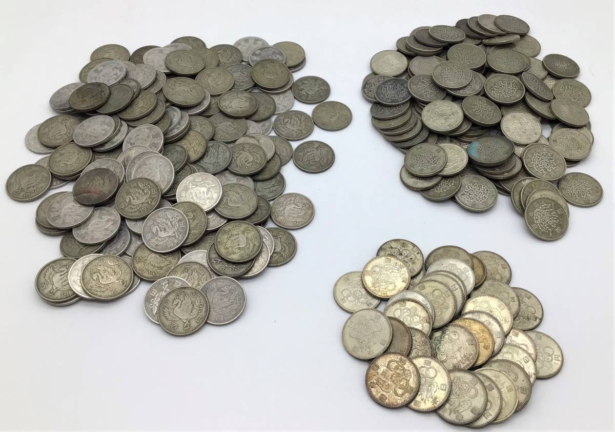 1スタ 100円銀貨 稲穂・鳳凰・東京五輪 100円 銀貨 硬貨 100枚セット
