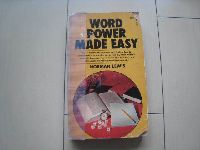 A138 即決★洋書★WORD POWER MADE EASY:The complete three-week vocabulary builder/NORMAN LEWIS_画像1