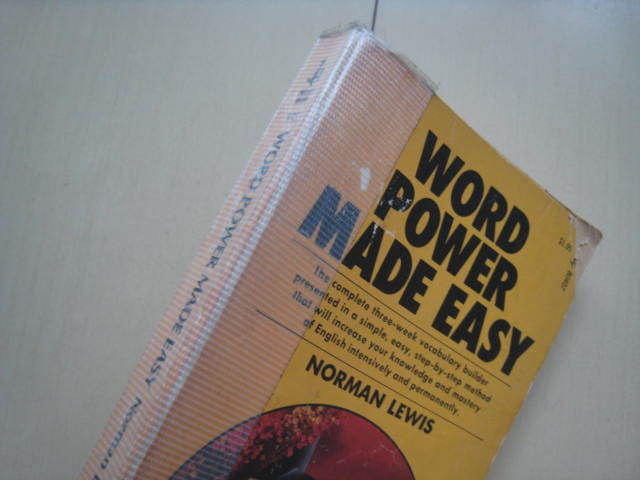 A138 即決★洋書★WORD POWER MADE EASY:The complete three-week vocabulary builder/NORMAN LEWIS_画像3