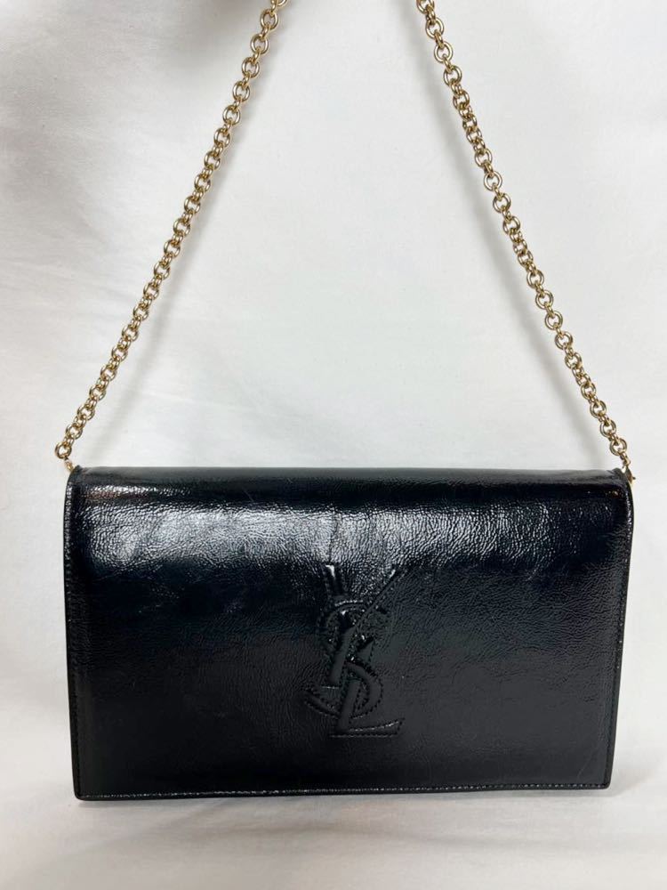 安価 ウォレット チェーン サンローラン PARIS LAURENT SAINT 極美品 ショルダーバッグ パーティー ブラック 黒 エナメル 財布 二つ折り財布(小銭入れあり) 安価 ウォレット チェーン サンローラン PARIS LAURENT SAINT 極美品 ショルダーバッグ パーティー ブラック 黒 エナメル 財布 二つ折り財布(小銭入れあり)