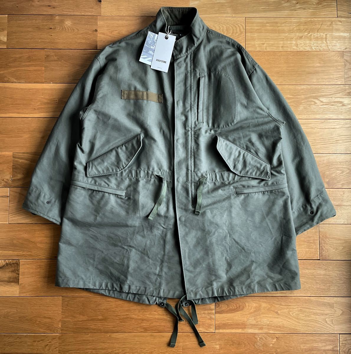 [ ultra rare Sculp special order ultimate beautiful goods ]Engineered Garments M65 Parka Olive Cotton Double Cloth S 2021 F/W engineered garment Mod's Coat 