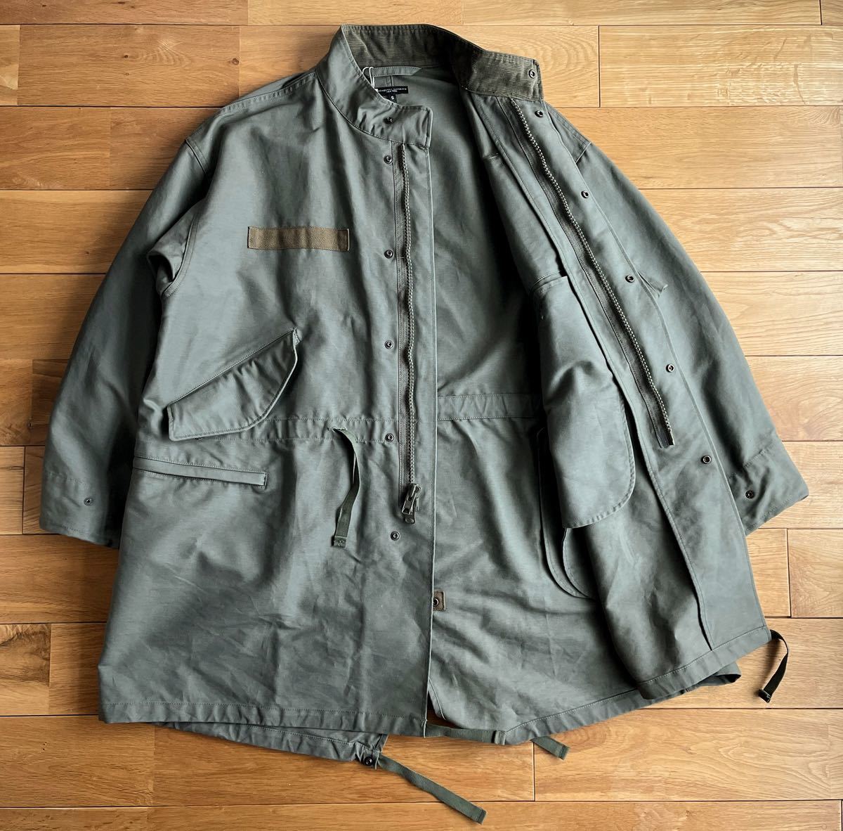 [ ultra rare Sculp special order ultimate beautiful goods ]Engineered Garments M65 Parka Olive Cotton Double Cloth S 2021 F/W engineered garment Mod's Coat 