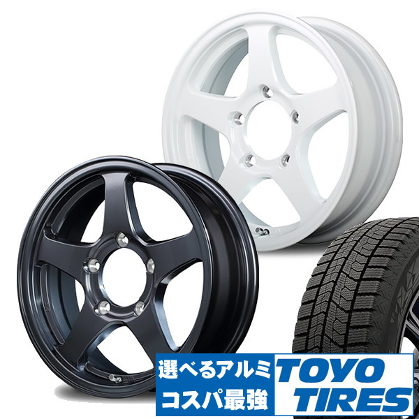 最新入荷 ジムニー等に 法人宛て送料無料 スタッドレスSET TOYO