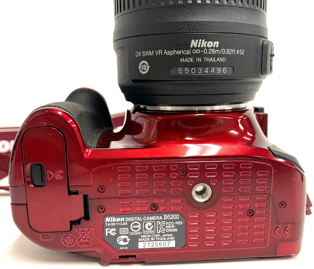 Nikon/ニコン D5200 デジタルカメラ 18‐55㎜ レッド カメラ ズーム