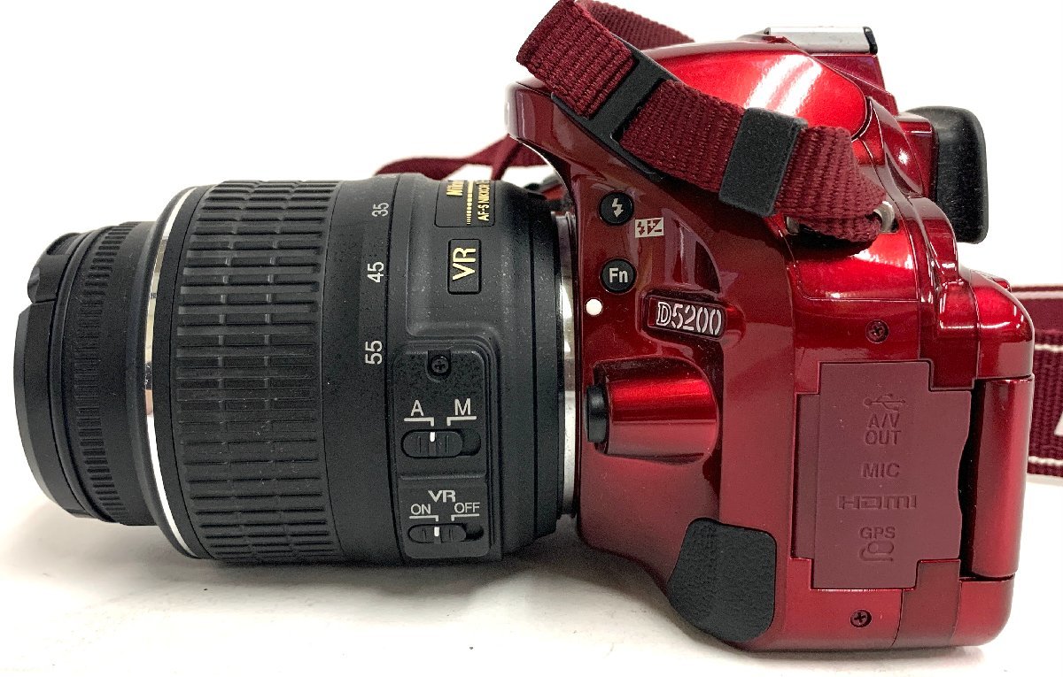 Nikon/ニコン D5200 デジタルカメラ 18‐55㎜ レッド カメラ ズーム