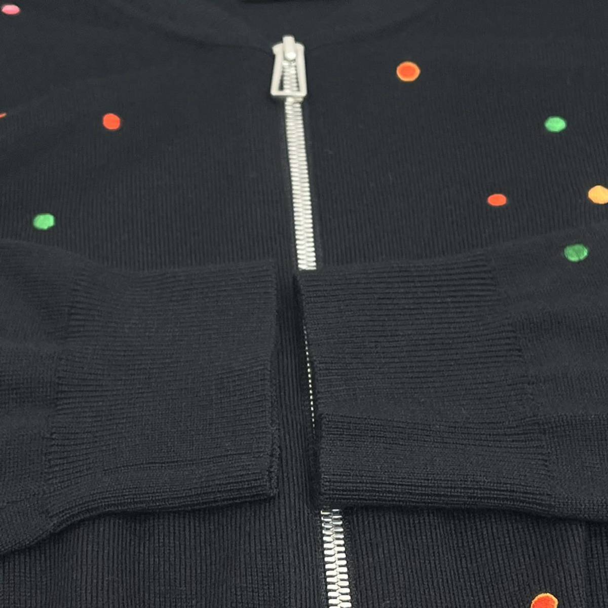 PS Paul Smith ポールスミス DOT EMBROIDERED ドット刺繍 ジップ PS Paul Smith ポールスミス DOT EMBROIDERED ドット刺繍 ジップ