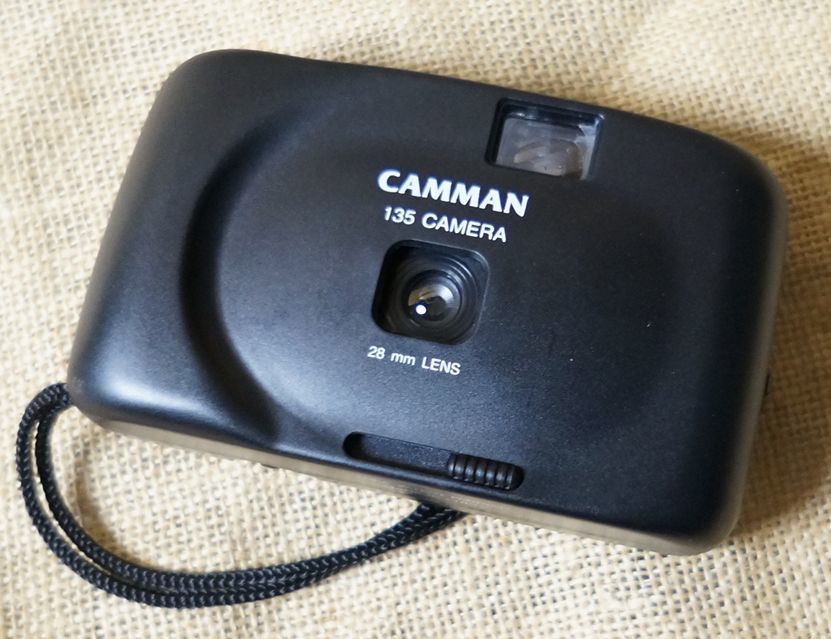 動作OK CAMMAN 28mm 広角単焦点　フイルムカメラ _画像2