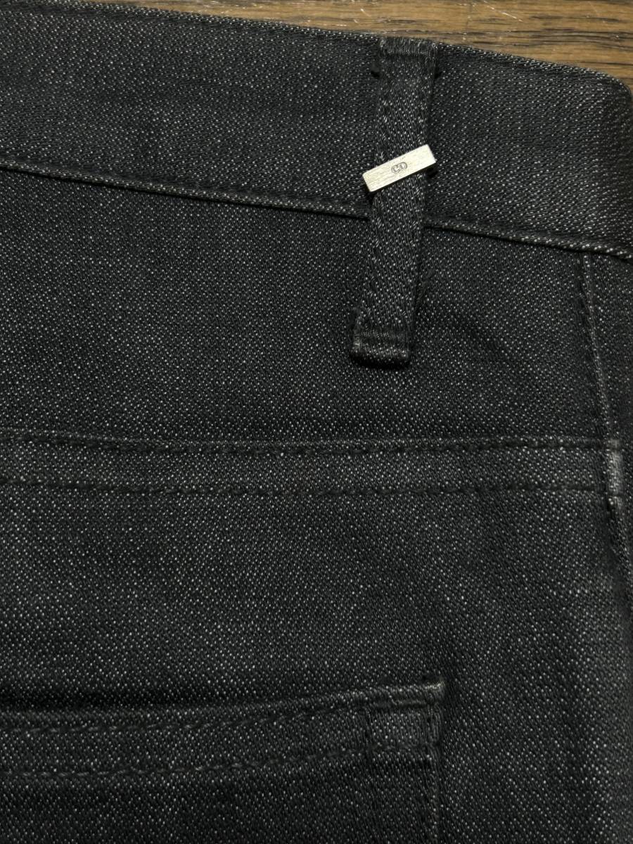 Dior homme ディオールオム 8E31117307080 ストレッチ ボタンフライ デニムパンツ 日本製 グレー 26 BJBB.AJ