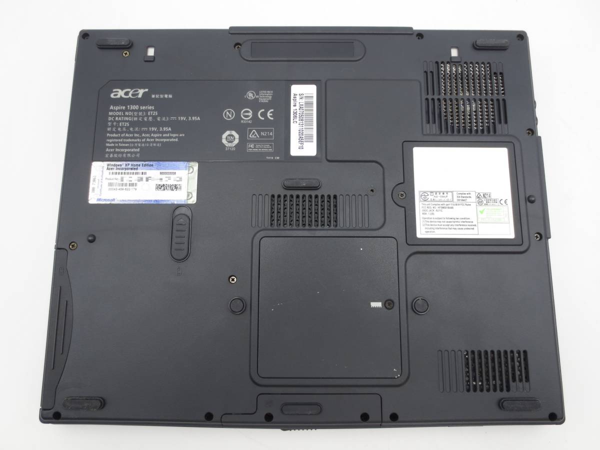 l【ジャンク】Acer ノートパソコン Aspire 1300 series Aspire 1306LC ET2S エイサー_画像9