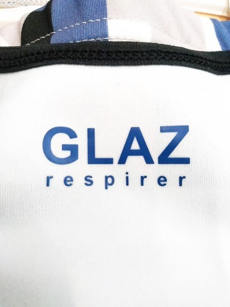 ap5424 ○送料無料 新品 (訳あり) GLAZ respirer グラズレスピレ タウン柄 アクティブ ブラトップ Mサイズ グレー ヨガウェア カップ付き_画像9