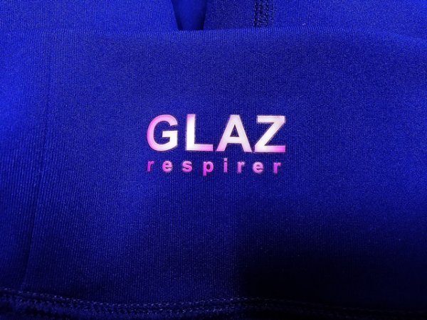 ap5408 ○送料無料 新品 (訳あり) GLAZ respirer グラズレスピレ レギンス Sサイズ ロイヤルブルー ブルー 青 SHAP LINE ジャスト ウエスト_画像7
