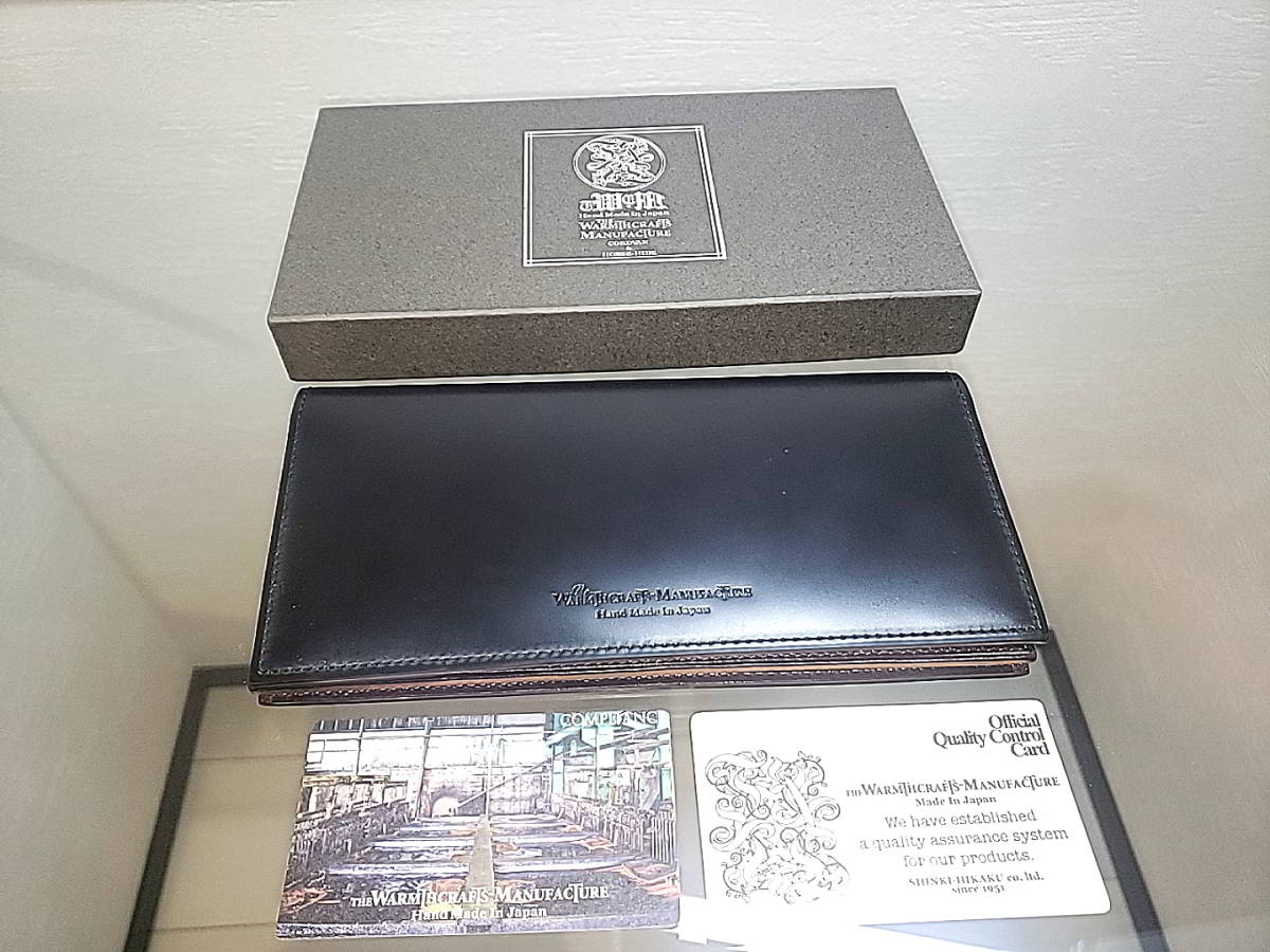 驚きの価格 TWarmthcrafts-Manufacture コードバン 長財布 美品 マニュ