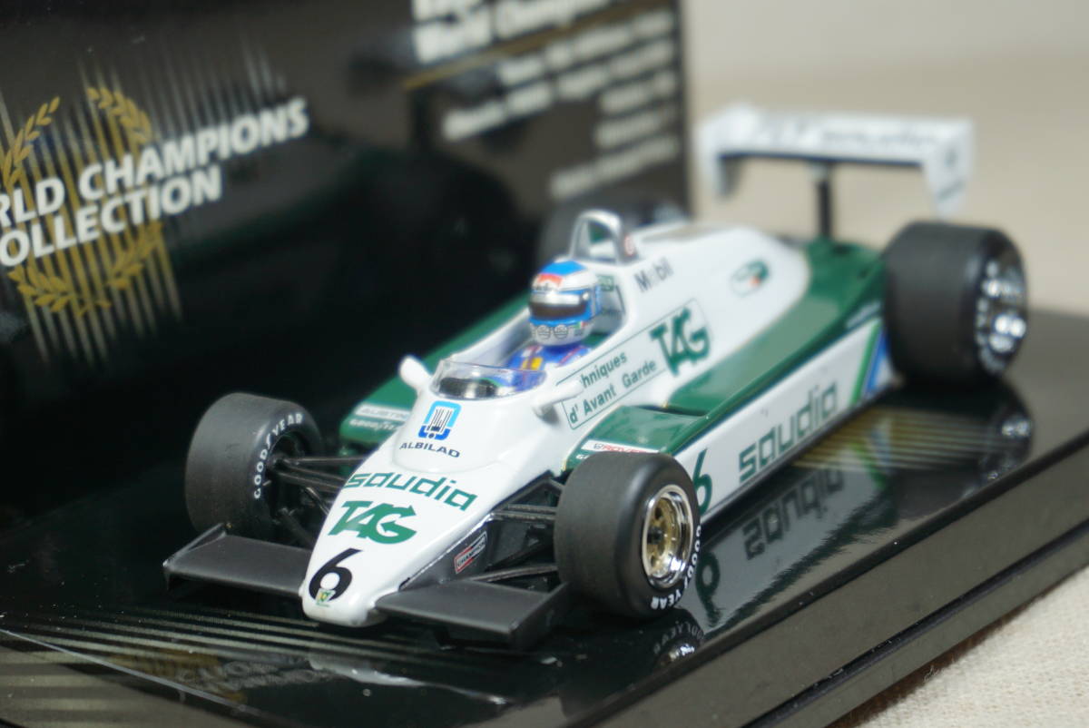 1/43 タバコデカール加工 ロズベルグ 年間チャンピオン MINICHAMPS Williams FW08 #6 Roseberg 1984 World Champion ウィリアムズ DFV ford_画像8