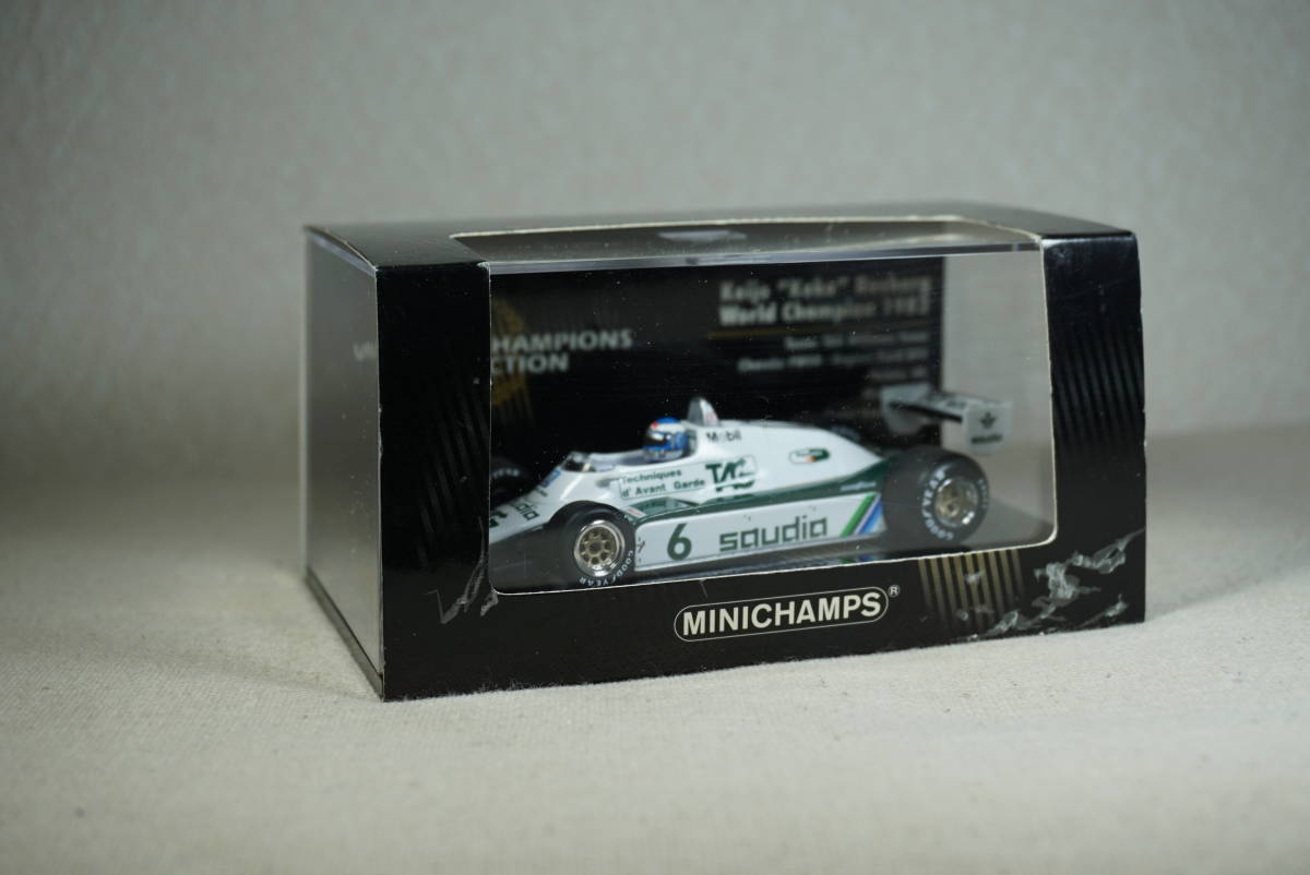 1/43 タバコデカール加工 ロズベルグ 年間チャンピオン MINICHAMPS Williams FW08 #6 Roseberg 1984 World Champion ウィリアムズ DFV ford_画像10