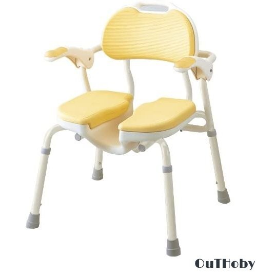  beige U character groove shower chair * nursing chair bath bath chair bathing assistance * seniours . body handicapped ..sinia safety sense of stability turning-over prevention comfortable 