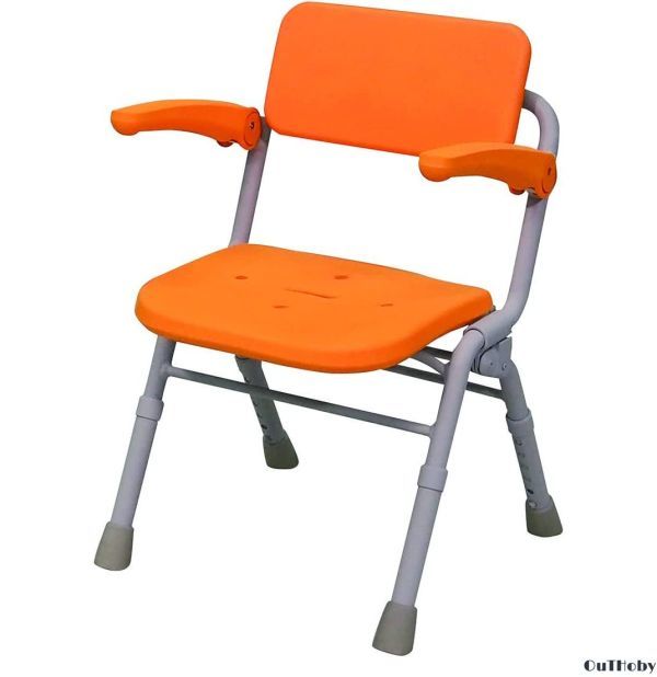  orange shower chair * nursing chair bath bath chair bathing assistance * seniours . body handicapped ..sinia safety sense of stability turning-over prevention comfortable charge 