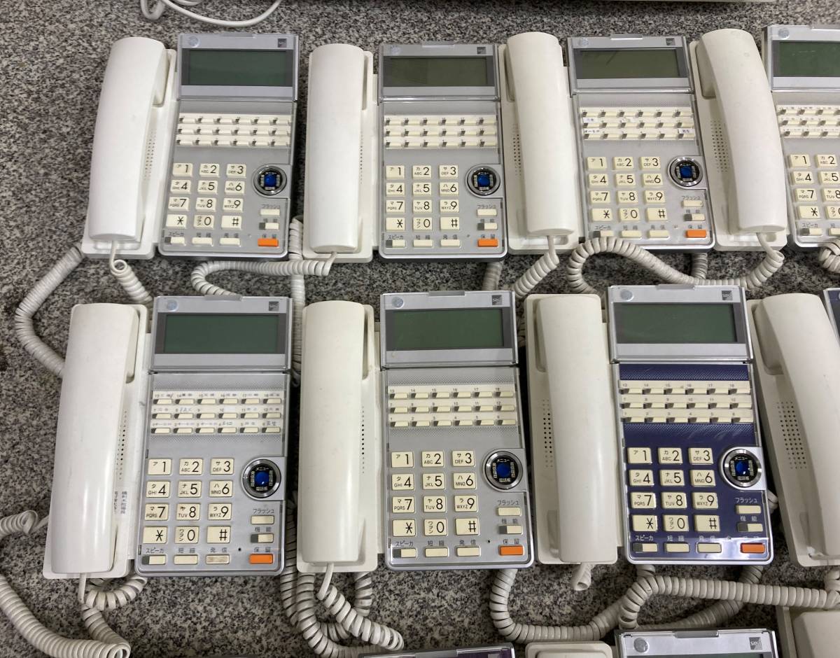 ID2023: saxa/サクサ ビジネスホン 23台　主装置 HM700Pro 電話機 日本製 TD615 取説 取り扱い説明書 付属 東京都八王子市_画像3