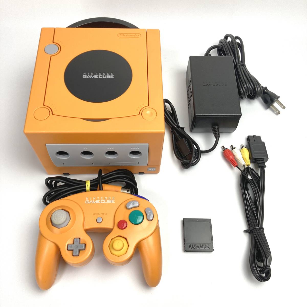 大得価特価 Nintendo ゲームキューブ 本体 オレンジ コントローラー 箱