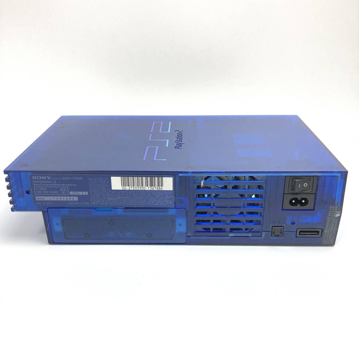 希少カラー PS2 オーシャンブルー 本体セット SCPH-37000 希少カラー PS2 オーシャンブルー 本体セット SCPH-37000