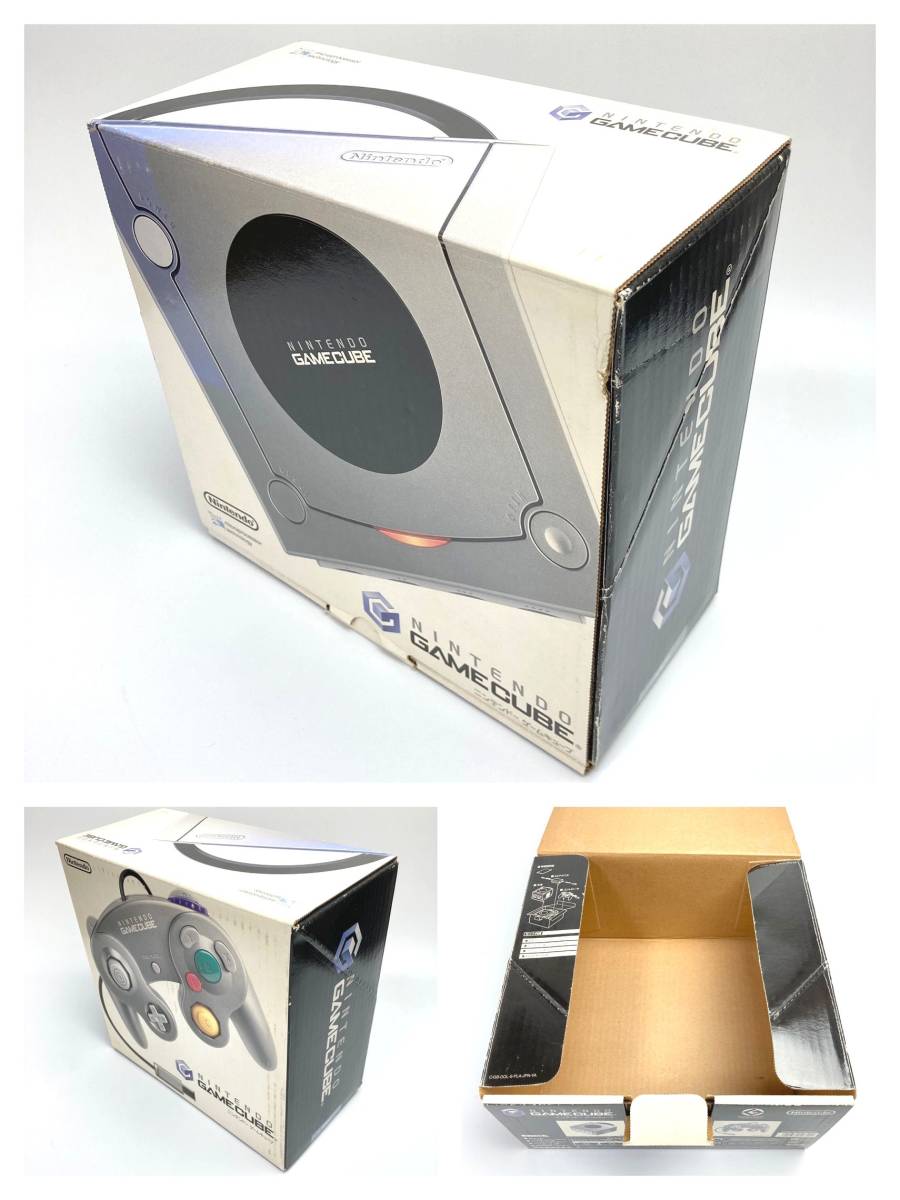 ★動作確認済み★ 箱説明書つき ニンテンドーゲームキューブ シルバー 本体セット Nintendo GAME CUBE GC ゲームキューブ  Silver