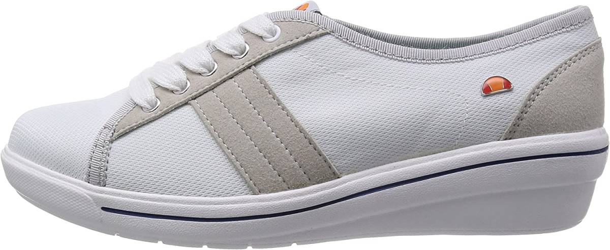  new goods free shipping ellesse ellesse walking shoes lady's VCU002 white 24.5