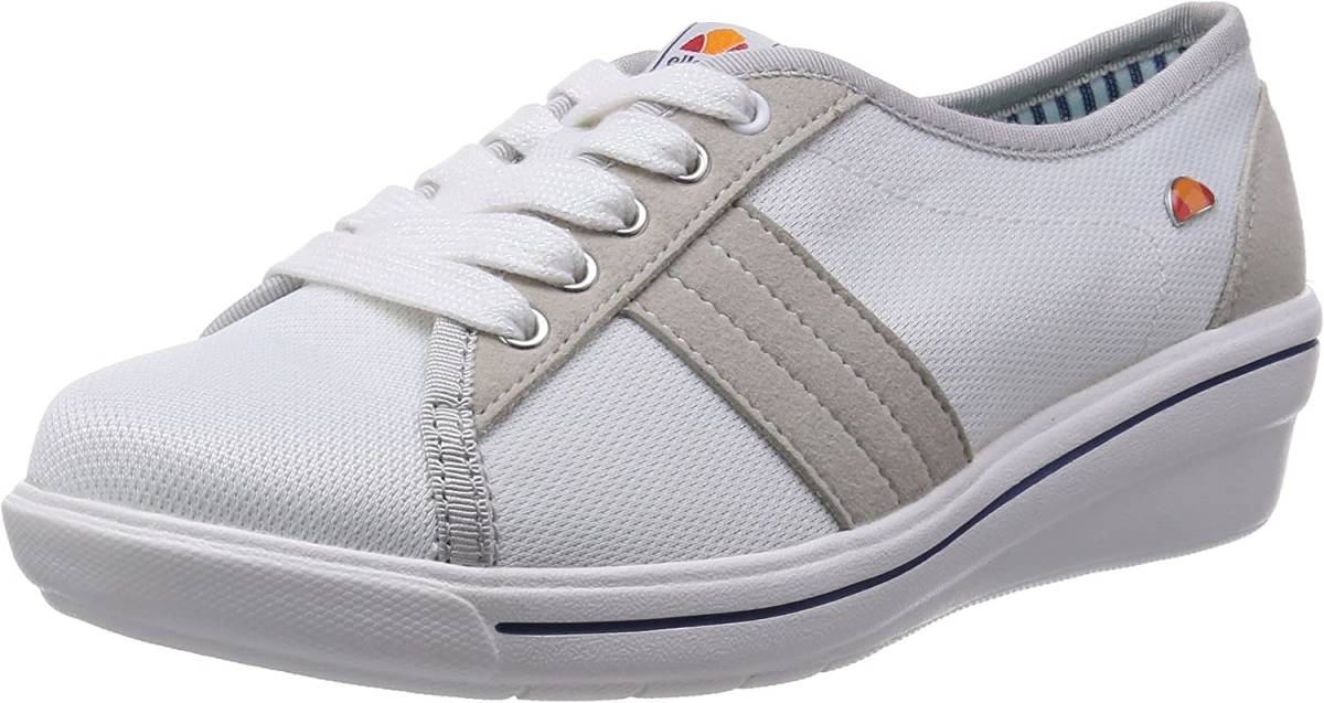  new goods free shipping ellesse ellesse walking shoes lady's VCU002 white 24.5