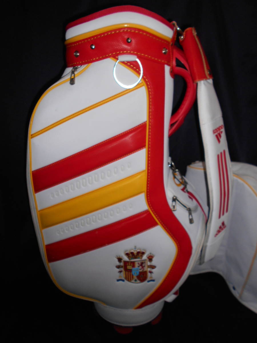 100%正規品 レア中古★アディダス★セルジオ・ガルシア限定レプリカ キャディバッグ【ホワイト】 adidas 100%正規品 レア中古★アディダス★セルジオ・ガルシア限定レプリカ キャディバッグ【ホワイト】 adidas