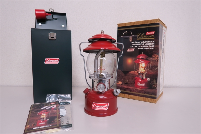 未使用】コールマン200B クラシックランタン 赤ランタン